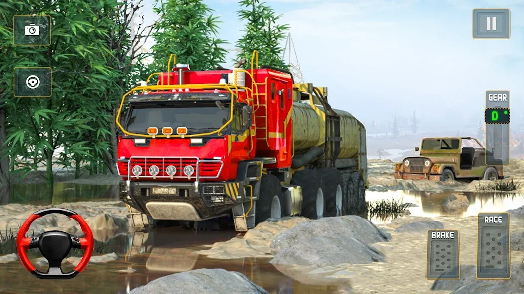 Offroad Mud Truck Driving Sim  [МОД Menu] Screenshot 4