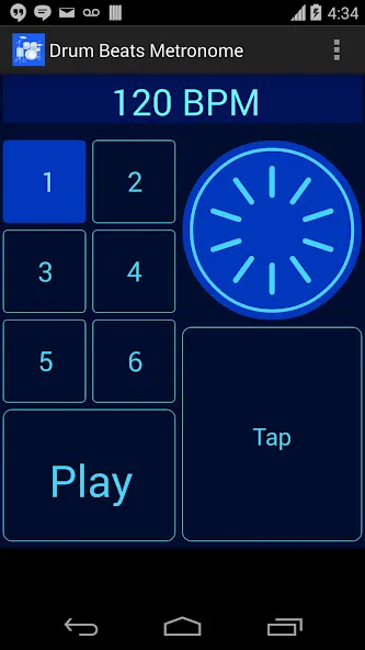 Drum Beats Metronome  [МОД Много монет] Screenshot 1