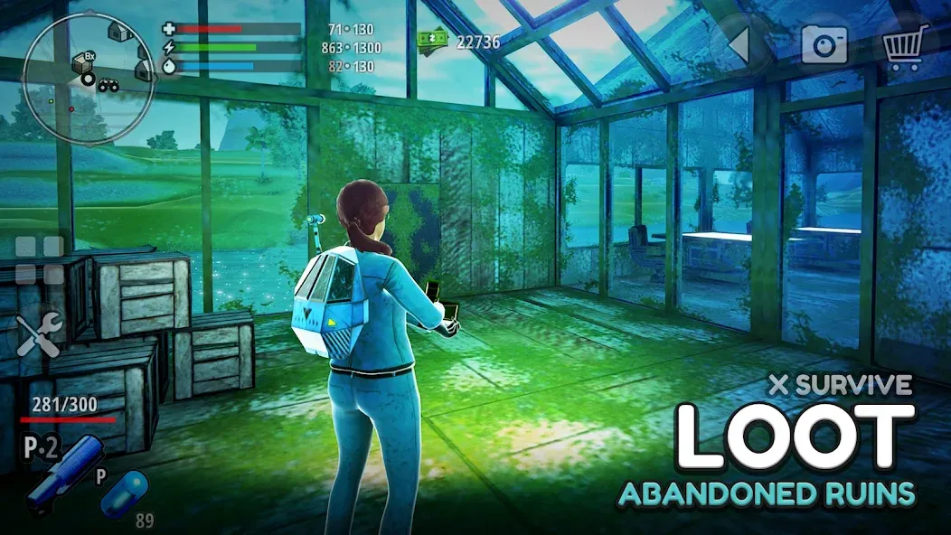 X Survive: Open World Sandbox (Икс Сурвайв)  [МОД Бесконечные деньги] Screenshot 4