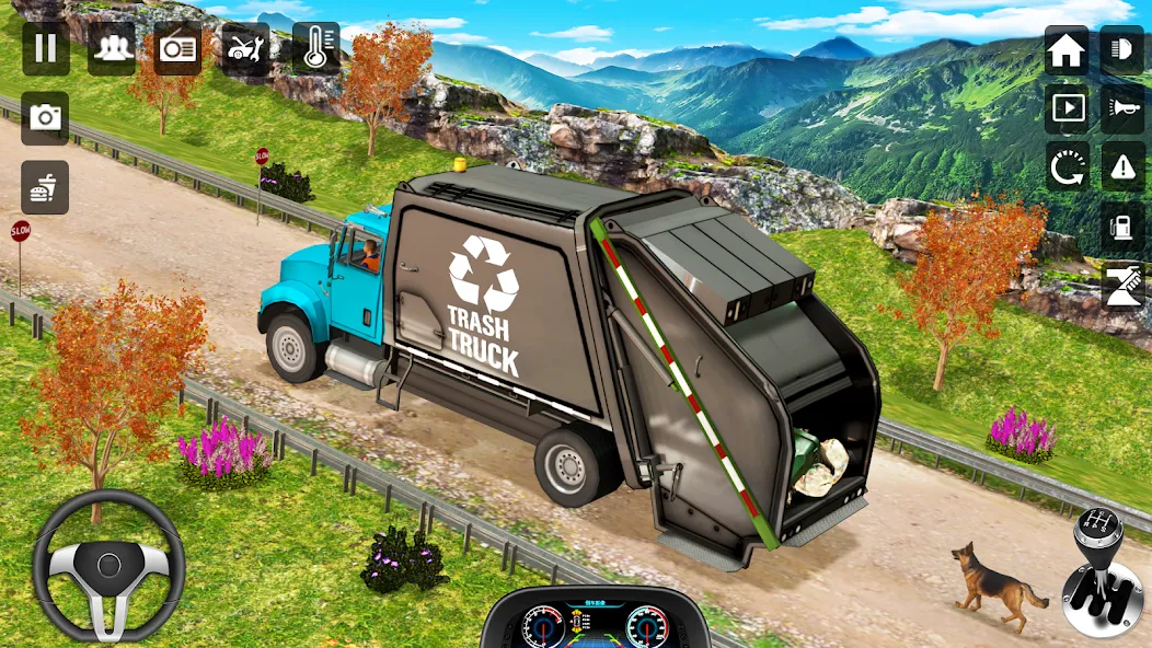 Trash Truck Games Simulator 3D  [МОД Бесконечные деньги] Screenshot 2