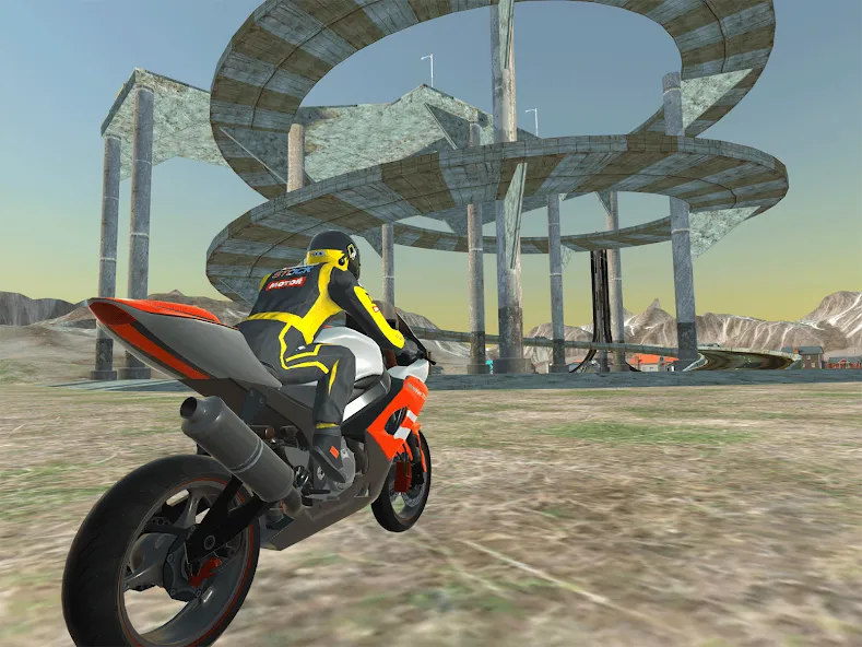 Moto bike Driving: Mega Ramp  [МОД Бесконечные монеты] Screenshot 3