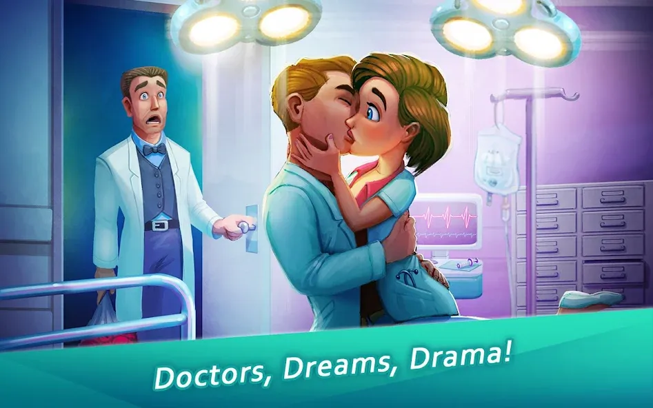 Heart's Medicine - Doctor Game  [МОД Бесконечные монеты] Screenshot 2