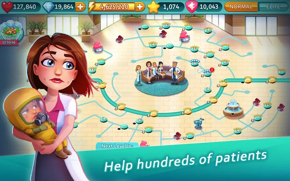Heart's Medicine - Doctor Game  [МОД Бесконечные монеты] Screenshot 4