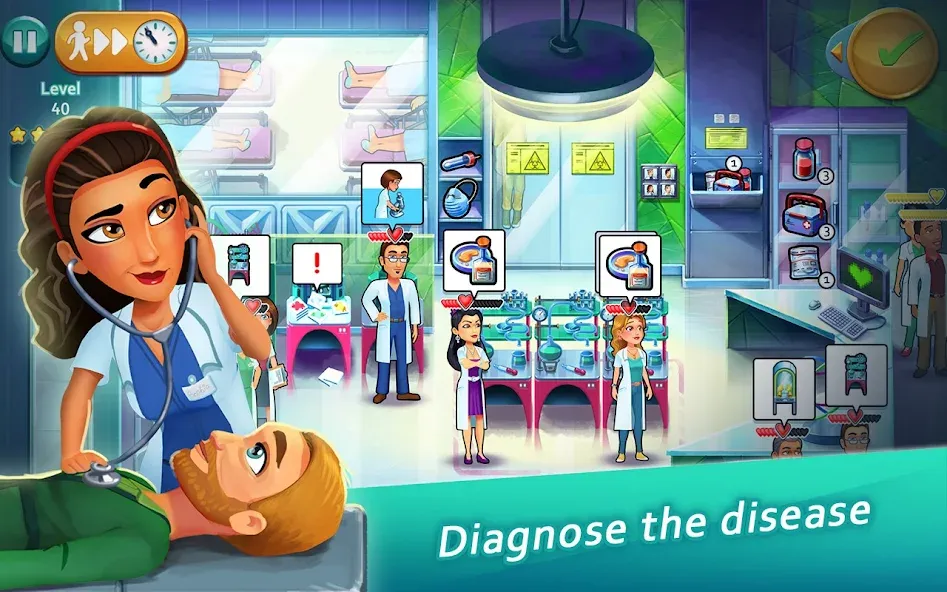 Heart's Medicine - Doctor Game  [МОД Бесконечные монеты] Screenshot 5