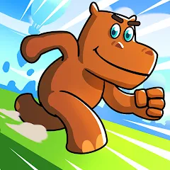 Взломанная Hippo Dash (Хиппо Дэш)  [МОД Все открыто] - последняя версия apk на Андроид
