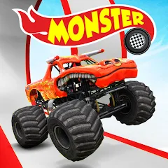 Взломанная Monster Truck Crush (Монстр Трак Стант)  [МОД Mega Pack] - полная версия apk на Андроид