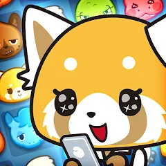 Скачать взломанную Aggretsuko : Match 3 Puzzle (Аггретсуко)  [МОД Menu] - стабильная версия apk на Андроид