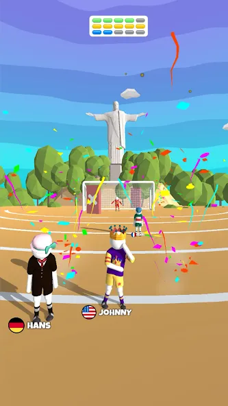 Goal Party - Soccer Freekick (Гоал Парти)  [МОД Бесконечные деньги] Screenshot 1