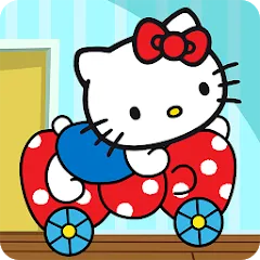 Взломанная Hello Kitty games - car game  [МОД Unlocked] - последняя версия apk на Андроид