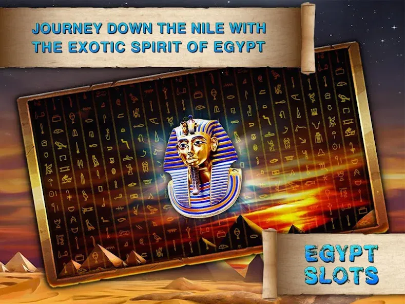 Egypt Slots Casino Machines (Египетские игровые автоматы казино)  [МОД Много денег] Screenshot 2