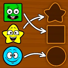 Скачать взлом Shapes & Colors Games for Kids  [МОД Menu] - стабильная версия apk на Андроид