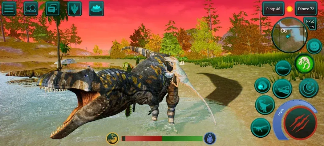 The Cursed Dinosaur Isle: Game  [МОД Много денег] Screenshot 1