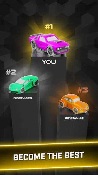 Rider Worlds - Neon Bike Races (Райдер Ворлдс)  [МОД Menu] Screenshot 5