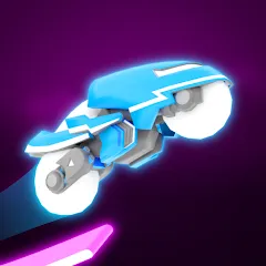 Взломанная Rider Worlds - Neon Bike Races (Райдер Ворлдс)  [МОД Menu] - полная версия apk на Андроид