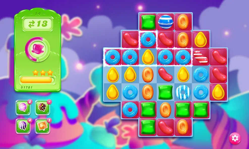 Candy Crush Jelly Saga (Кенди Краш Джелли Сага)  [МОД Menu] Screenshot 5