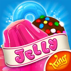 Скачать взлом Candy Crush Jelly Saga (Кенди Краш Джелли Сага)  [МОД Menu] - стабильная версия apk на Андроид