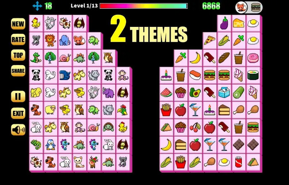 Onet Connect Animal (Онет Коннект животное)  [МОД Бесконечные монеты] Screenshot 3