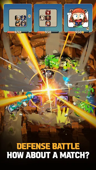 Defense Derby (Дефенс Дерби)  [МОД Бесконечные монеты] Screenshot 1