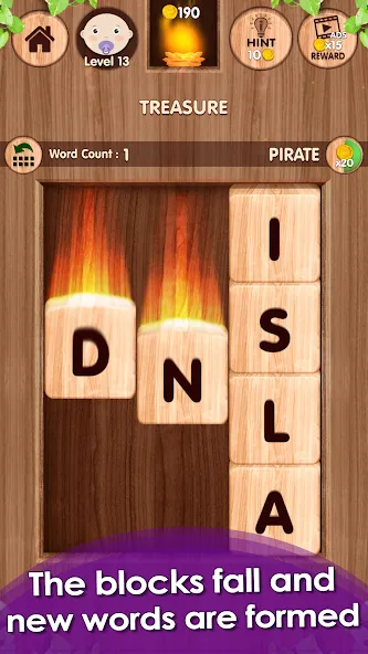 Falling Word Games - Addictive (Фоллинг Уорд Геймс)  [МОД Все открыто] Screenshot 2