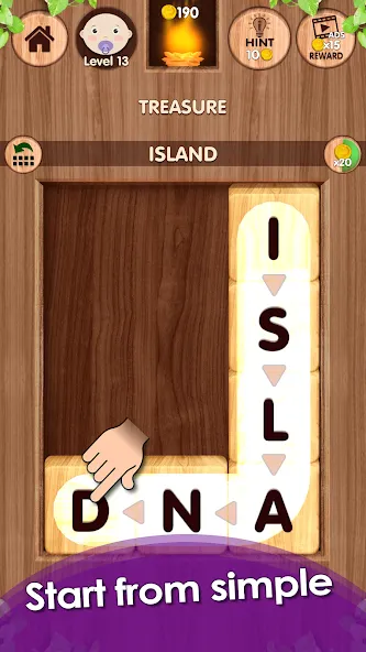 Falling Word Games - Addictive (Фоллинг Уорд Геймс)  [МОД Все открыто] Screenshot 3