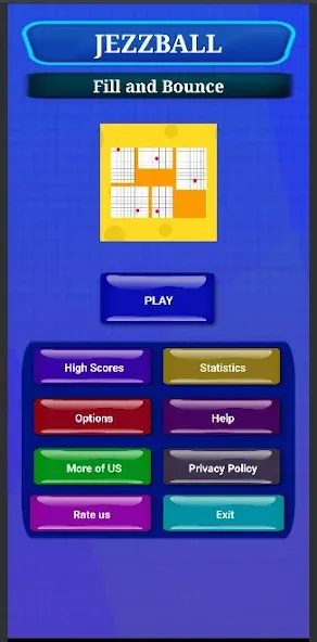 JezzBall: Fill and Bounce (ДжеззБолл Реллена и Ребота)  [МОД Все открыто] Screenshot 1