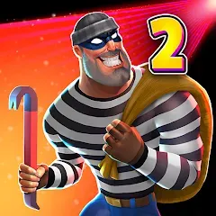 Взломанная Robbery Madness 2:Stealth game (Робери Маднесс 2)  [МОД Все открыто] - последняя версия apk на Андроид