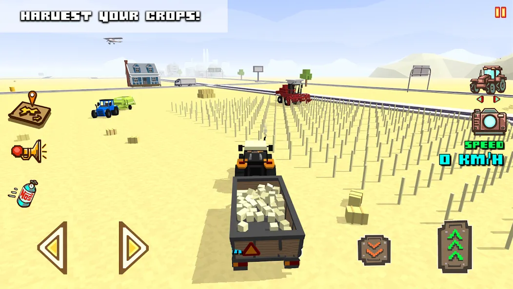 Blocky Farm Racing & Simulator  [МОД Unlocked] Screenshot 4