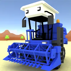 Скачать взлом Blocky Farm Racing & Simulator  [МОД Unlocked] - полная версия apk на Андроид