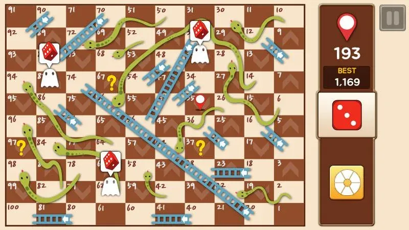Snakes & Ladders King  [МОД Бесконечные монеты] Screenshot 2