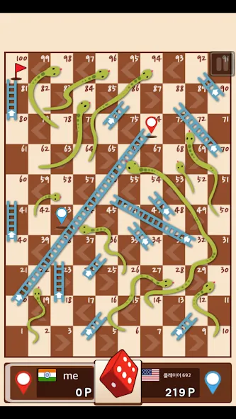 Snakes & Ladders King  [МОД Бесконечные монеты] Screenshot 4