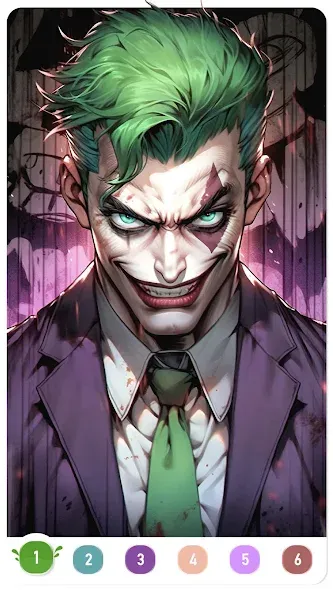 Clown Color, Paint by number  [МОД Menu] Screenshot 3