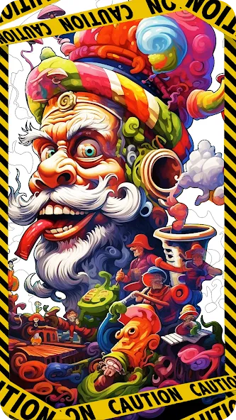 Dark Fantasy Coloring Games  [МОД Unlocked] Screenshot 3