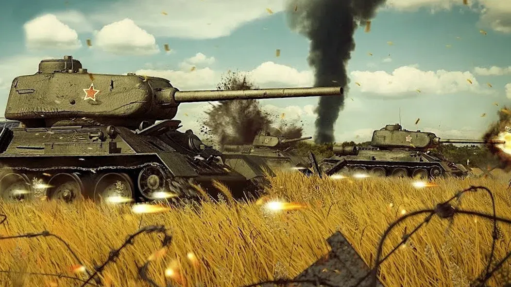 Army Tank Games Offline 3d  [МОД Меню] Screenshot 3