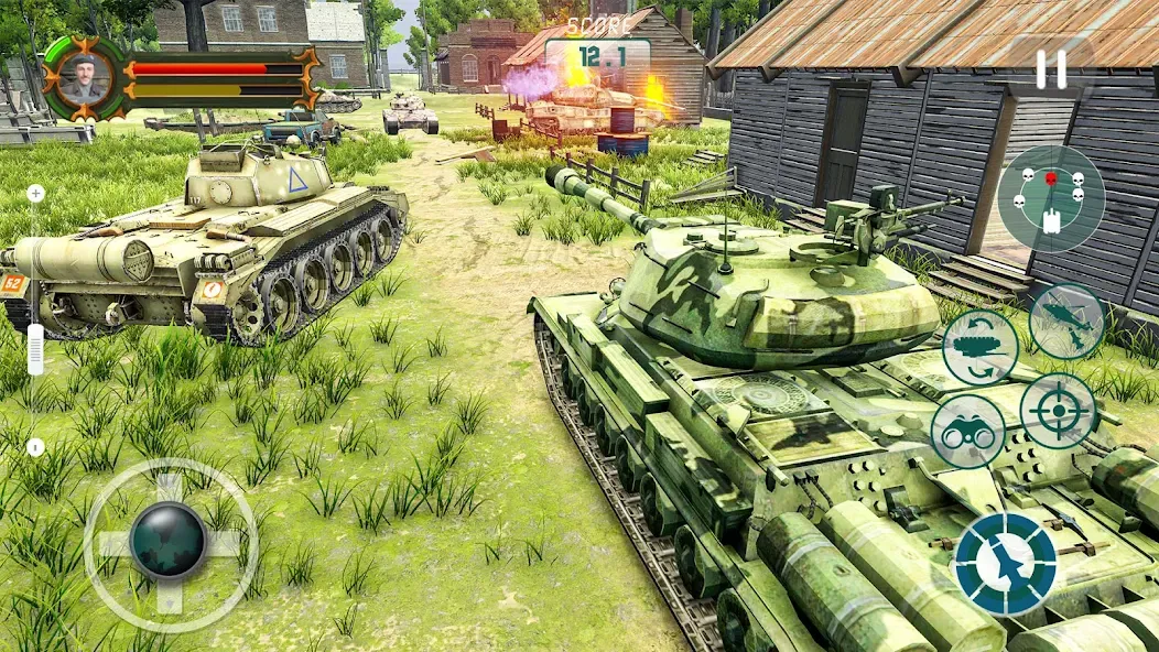 Army Tank Games Offline 3d  [МОД Меню] Screenshot 5