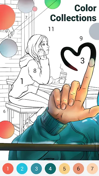 Happy Color®: Coloring Book (Хэппи Колор)  [МОД Много денег] Screenshot 4