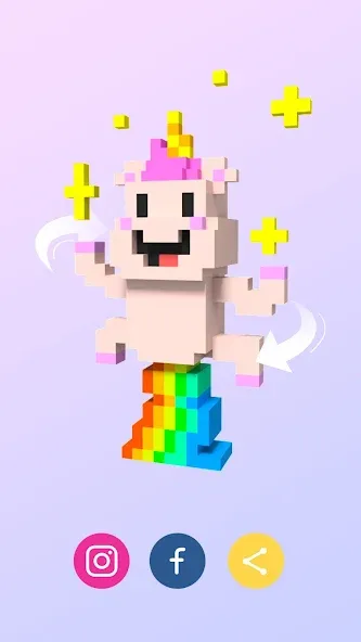 Pixel.ly 3D  [МОД Меню] Screenshot 5