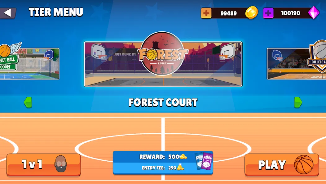 Dunkers 2 (Данкерс 2)  [МОД Бесконечные монеты] Screenshot 4