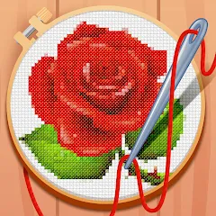 Скачать взлом Cross-Stitch: Coloring Book (Кросс)  [МОД Бесконечные монеты] - последняя версия apk на Андроид