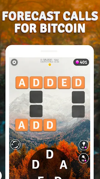 Word Breeze - Earn Bitcoin (Уорд Бриз)  [МОД Бесконечные деньги] Screenshot 4