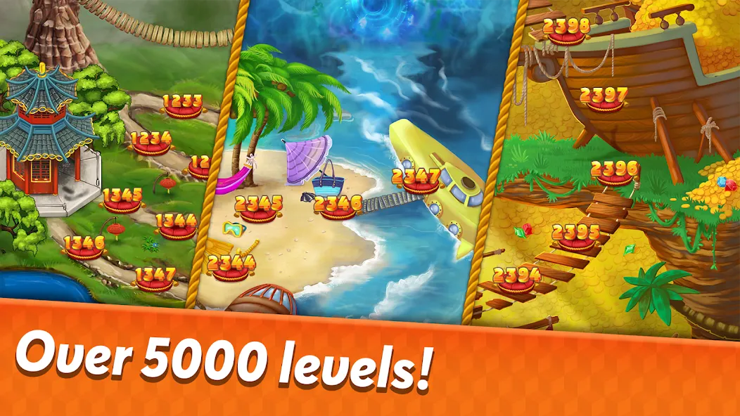 Indy Cat 2: Match 3 game  [МОД Unlimited Money] Screenshot 5