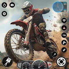 Взломанная Motocross MX Dirt Bike Games  [МОД Mega Pack] - последняя версия apk на Андроид