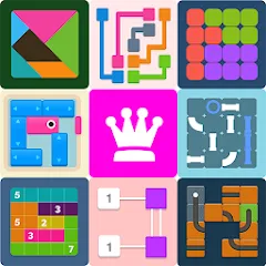 Взломанная Puzzledom - puzzles all in one (Пазлдом)  [МОД Много денег] - полная версия apk на Андроид