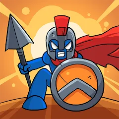 Скачать взломанную Stick Battle: War of Legions (Стик битва)  [МОД Menu] - полная версия apk на Андроид