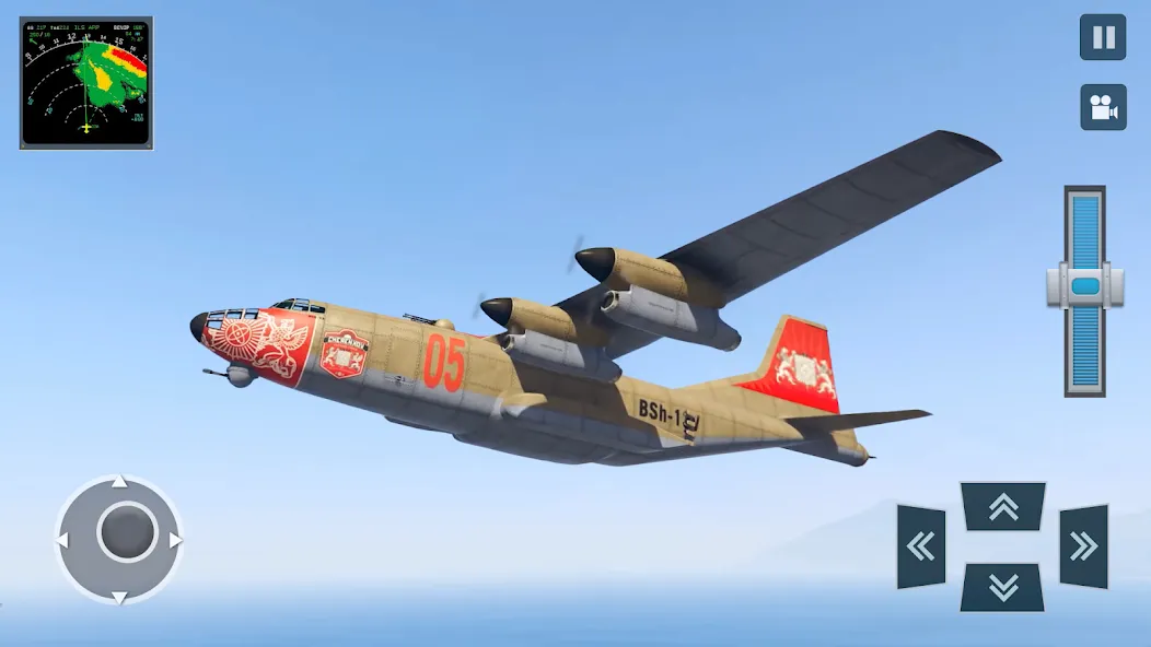Real Plane Flying Simulator  [МОД Unlimited Money] Screenshot 2