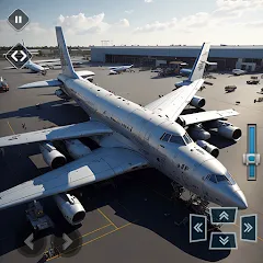 Скачать взломанную Real Plane Flying Simulator  [МОД Unlimited Money] - стабильная версия apk на Андроид
