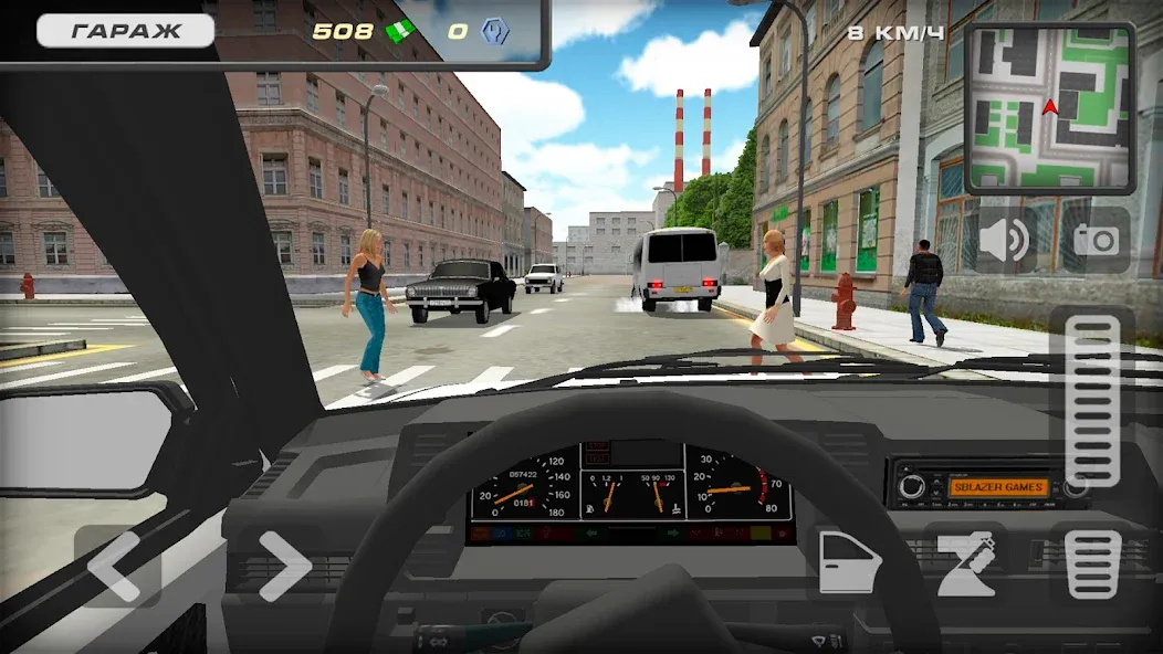 Lada 2109 Russian Car Driver  [МОД Меню] Screenshot 4