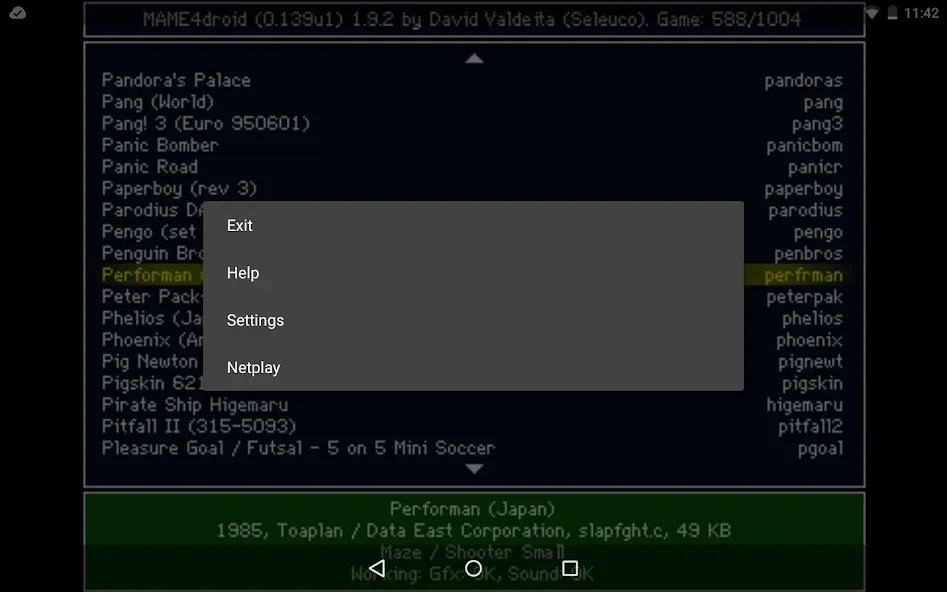 MAME4droid  (0.139u1) (МАМЕ4дроид)  [МОД Все открыто] Screenshot 4