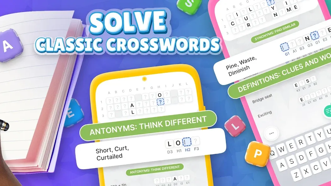 Acrostics－Cross Word Puzzles  [МОД Unlocked] Screenshot 2