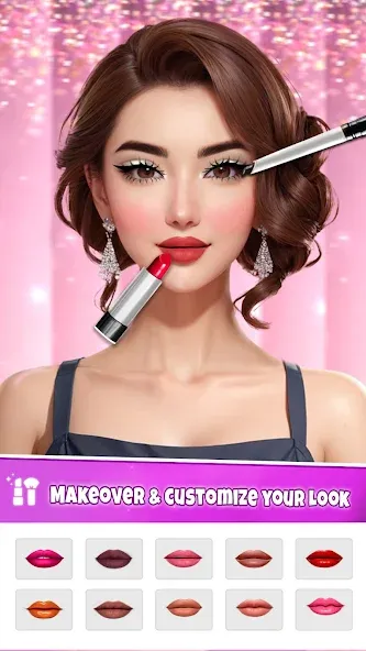 Fashion Artist: Makeup Game  [МОД Все открыто] Screenshot 1