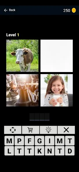 Puzzle: 4 pics 1 word offline  [МОД Бесконечные монеты] Screenshot 3